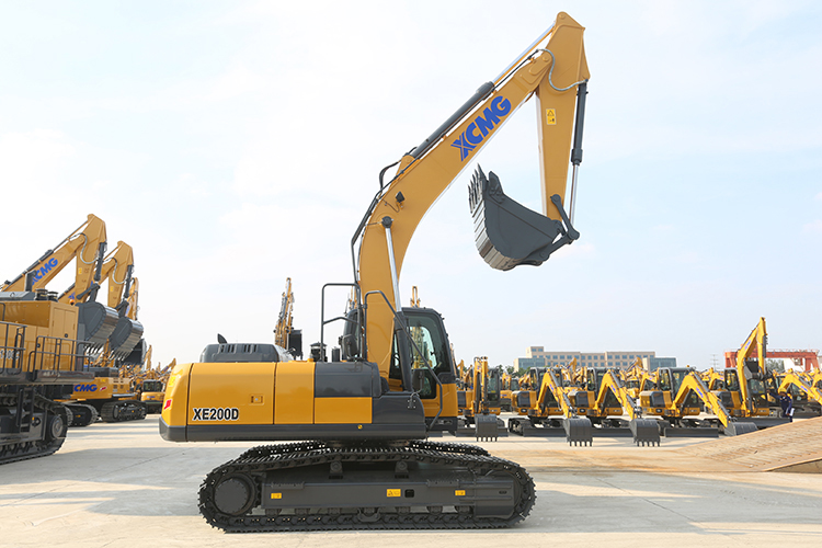 XCMG factory 20 ton hydraulic excavators XE200D bucket crawler excavator machine price